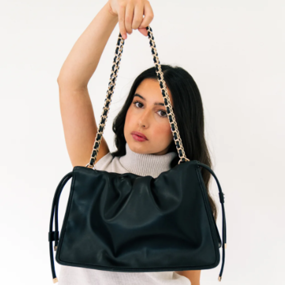 Bolso de Mano PVC con Cadena