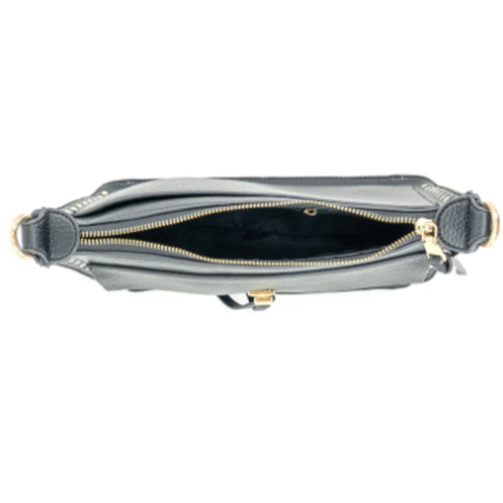 Cartera con Tachones Metalicos Doble Correa